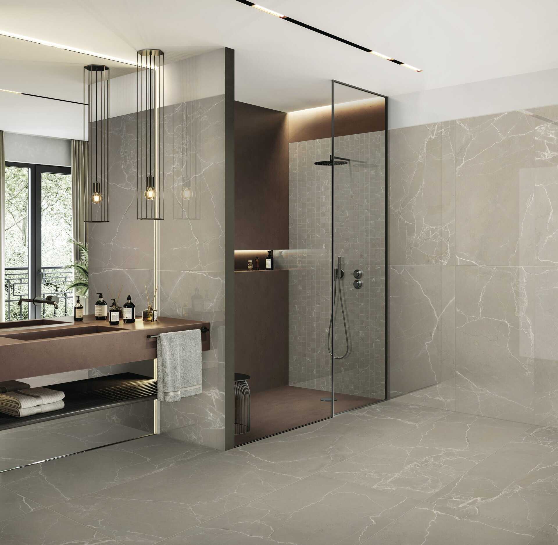 Luxurious bathroom interior